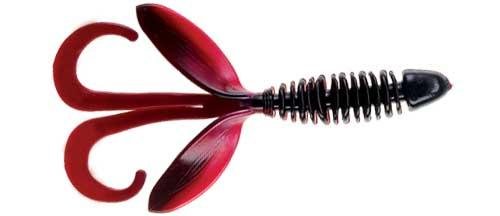 Yum F2 3' Wooly Hawgtail, Red Shad, 3-Inch