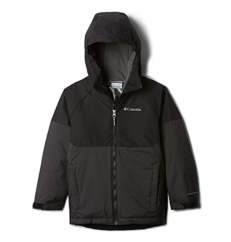 Columbia Boys Alpine Action Ii Jacket, Black Heather, Black, Large