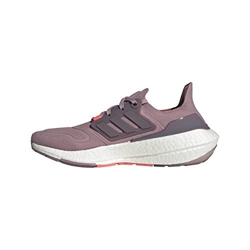 adidas Women's Ultraboost 22 Running Shoe, Magic Mauve/Legacy Purple/Turbo, 9.5
