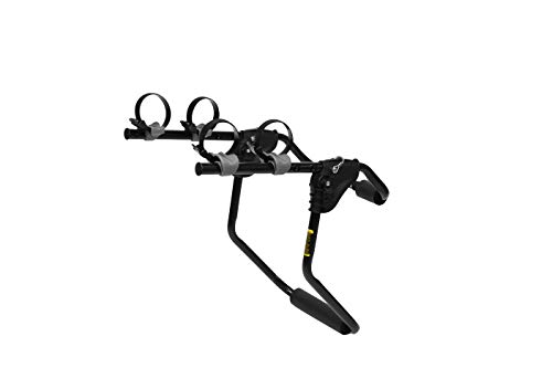 Saris Guardian Trunk 2-Bike Rack - Foldable and Compact, American-Made Steel, Easy Assembly, Secure Bike Transit, Fits Most Sedans, Hatchbacks, Vans for 2 Bikes up to 35 lbs. Each
