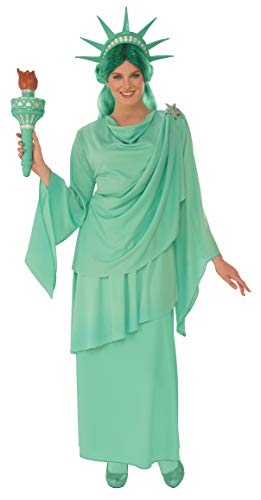 Rubie's Women's Classic Lady Liberty Costume, Green, Medium