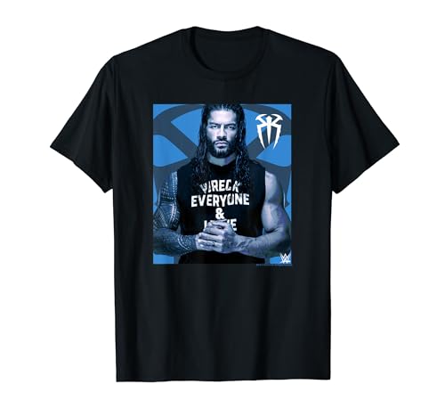WWE Roman Reigns Wreck Everyone & Leave Photo Portrait T-Shirt