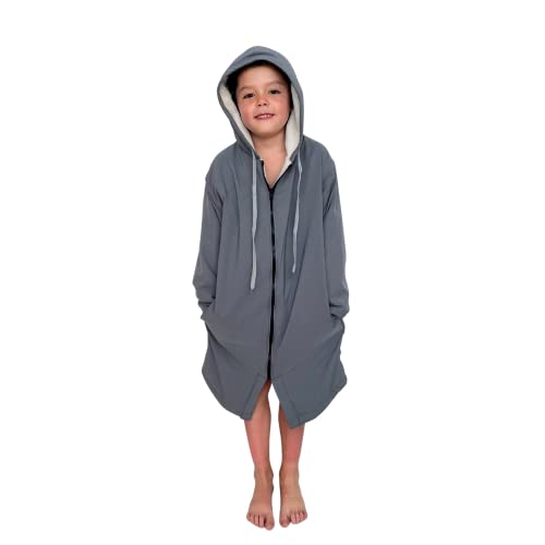 MACAR sports POLAR Parka swimming jacket for kids. Waterproof fabric on the outside and warm fleece on the inside.