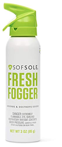 Sof Sole Fresh Fogger Shoe, Gym Bag, and Locker Deodorizer Spray, 3-Ounce, 1 Pack