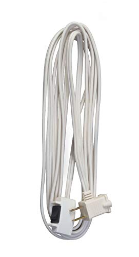 Woods Indoor Extension Cord with Remote On/Off Switch (White; 15 ft)