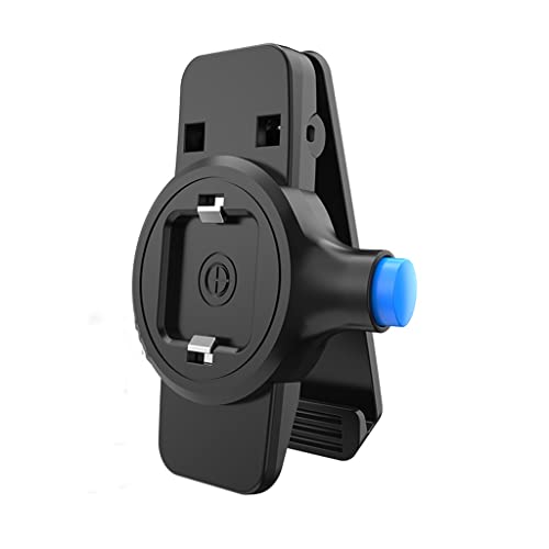 DINGZZ Universal Portable Snap Closure Belt Clip Phone Holder Horizontal/Vertical Running Quick-Release Waist Clip (Color : D)