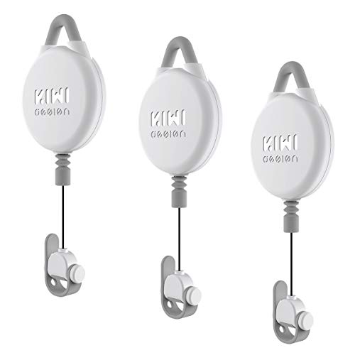 [Pro Version] KIWI design VR Cable Management, 3 Packs VR Pulley System Compatible with Quest 2/3/Rift S/Valve Index/HTC Vive/Vive Pro/HP Reverb G2/PSVR/PS VR2 Link Cable