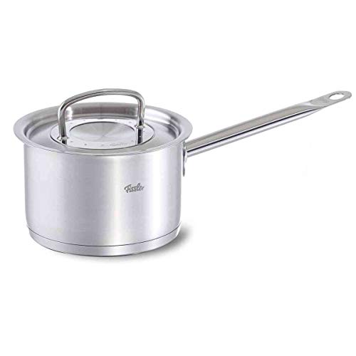 Fissler Original-Profi Collection 2019 Stainless Steel Tall Sauce Pan with Lid, 2.1 Quart