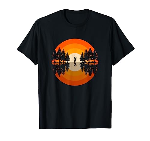Archery Forest Woods Silhouette - Bowman Bow Arrow Archer T-Shirt