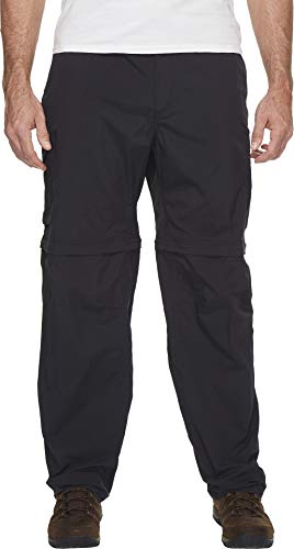 Columbia Big & Tall Silver Ridge Convertible Pant Black 42 32