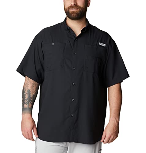 Columbia Men's Standard Tamiami II SS Shirt, Black, XX-Large