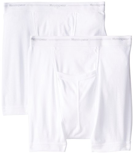 Munsingwear Men's 2-Pack Boxer Brief,White,Small