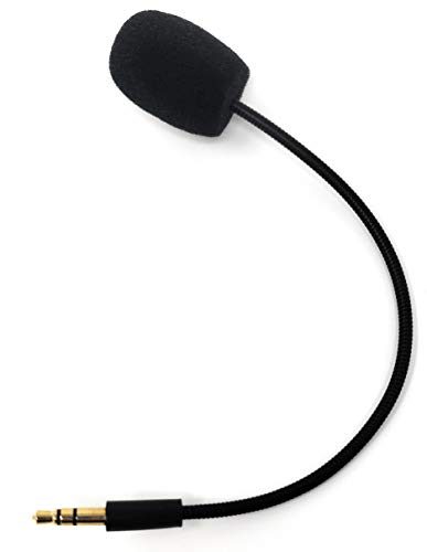 TNE Replacement 3.5mm Game Microphone Boom Mic for PDP Afterglow AG 6 Wired Gaming Headset and Turtle Beach Ear Force Headphones