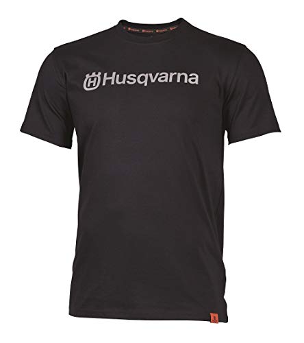 Husqvarna Short Sleeve Unisex T-Shirt, Black, Medium