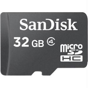 SanDisk SDSDQ-032G-A46A microSDHC 32GB Memory Card W/Adapter