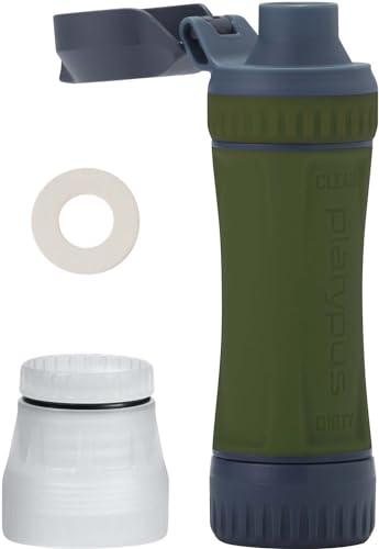 Platypus Quickdraw Ultralight Backpacking Water Filter, Green
