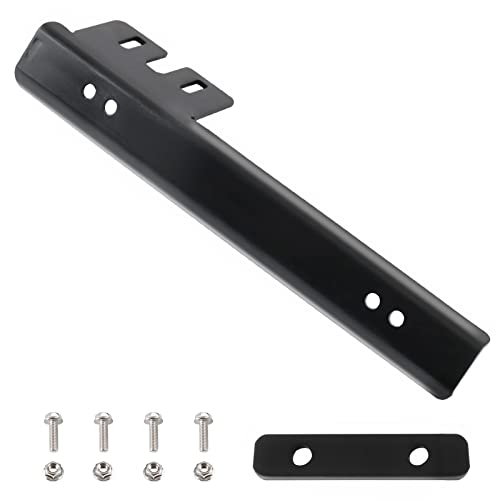 AOCISKA Universal License Plate Holder,Black Front Bumper License Plate Mount Bracket Relocator Holder Bar,Car Front License Plate Mounting Kit with Bolts and Nuts,License Plate Mount