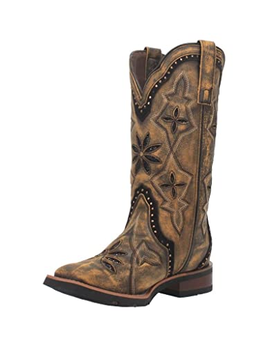 Laredo Women's Bouquet Western Boot, Honey, 11