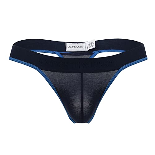 Doreanse 1012-NVY Borderline Thongs Color Navy Size S
