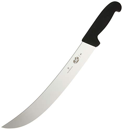 Victorinox Cutlery 12-Inch Curved Cimeter Knife, Black Fibrox Handle