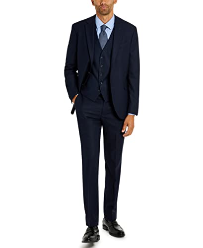 Kenneth Cole REACTION Men's Suit Jacket, Navy, 40 Regular