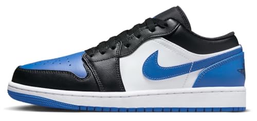 Air Jordan 1 Low Men's White/Royal Blue-Black-White 553558-140 9