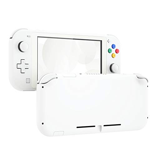 eXtremeRate White DIY Replacement Shell for Nintendo Switch Lite, NSL Handheld Controller Housing with Screen Protector, Custom Case Cover for Nintendo Switch Lite [Console NOT Included]