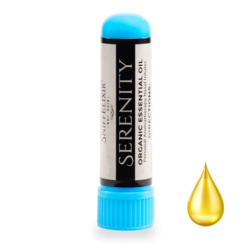 Stress & Anxiety Relief Nasal Inhaler Stick - Organic Essential Oil Personal Aromatherapy Diffuser for Women, Men, Adults, Kids - Natural Calm Gift Item, Mothers Day Gifts