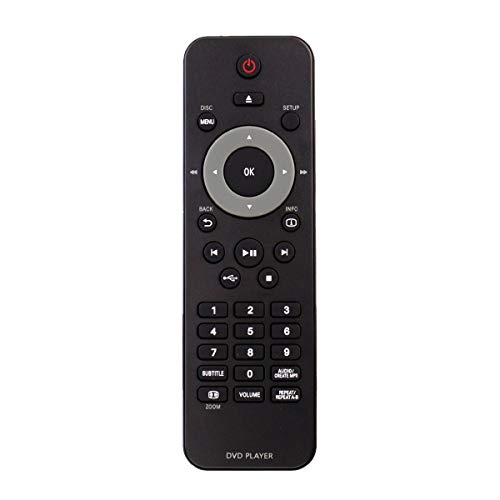 AIDITIYMI RC-5340 Remote Control Replace Fit for Philips DVD Video Player DVP4050 DVP6620 DVP3520K DVP3560K 37B DVP 3980 3962 3982 DVP3560 DVP3560/F7 DVP6620/12