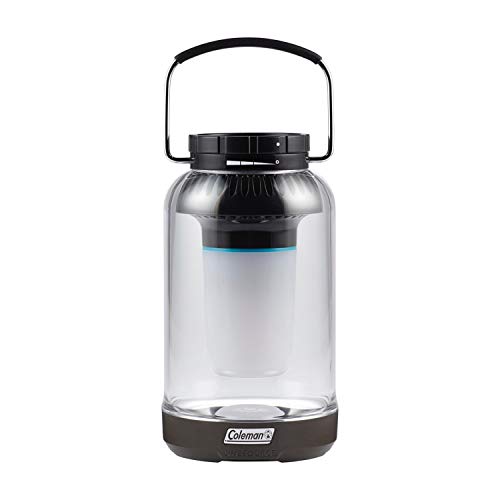 Coleman OneSource Rechargeable LED Lantern, Water-Resistant Lantern with OneSource Batteries Shines up to 1000 Lumens, Rechargeable LED Lantern for Camping, Emergencies, & Home Usage
