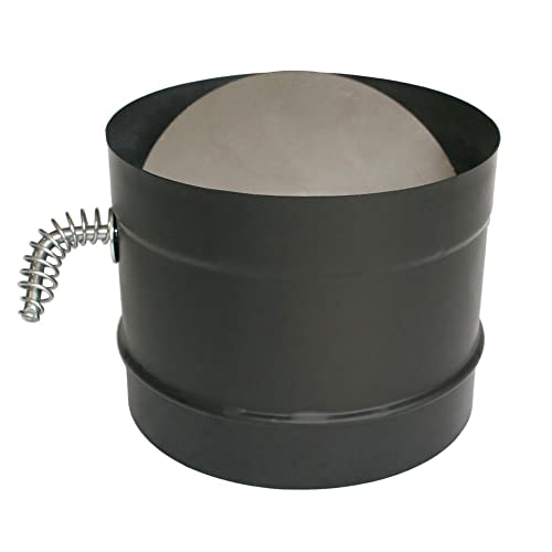 Simpson Duravent Stove Pipe Damper 6' Dia. 24 Ga Cast Iron
