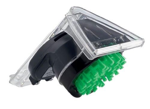 Hoover SpinScrub Stain Remover Hand Tool, Vacuum Powered Brush Attachment, Upholstery and Stair Cleaner, FH01000,Green/Black