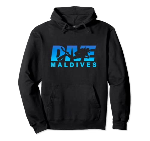 Dive Maldives, Scuba Diving in the Maldives Pullover Hoodie
