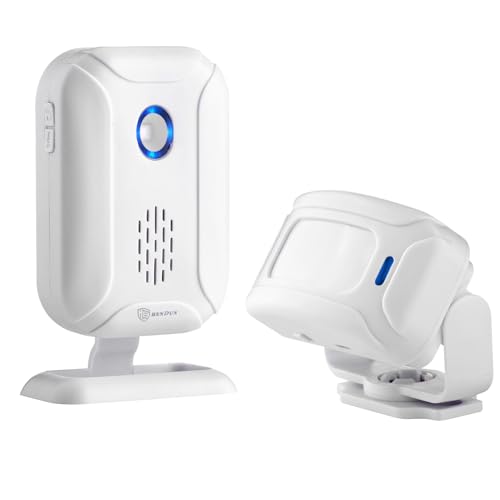 HENDUN Motion Sensor Doorbell , Door Chime for Business, Store Welcome Buzzer Monitor, Commercial Door Entry Alert,Motion Detector Alarm, Caregiver Reminder for Elderly, Visitor Bell Dinger