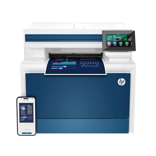 HP Color LaserJet Pro MFP 4301fdw Wireless Printer, Print, scan, copy, fax, Fast speeds, Easy setup, Mobile printing, Advanced security, Best-for-small-teams, Instant Ink eligible