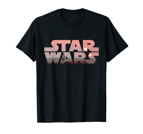 Star Wars Logo Luke Skywalker Tatooine T-Shirt T-Shirt