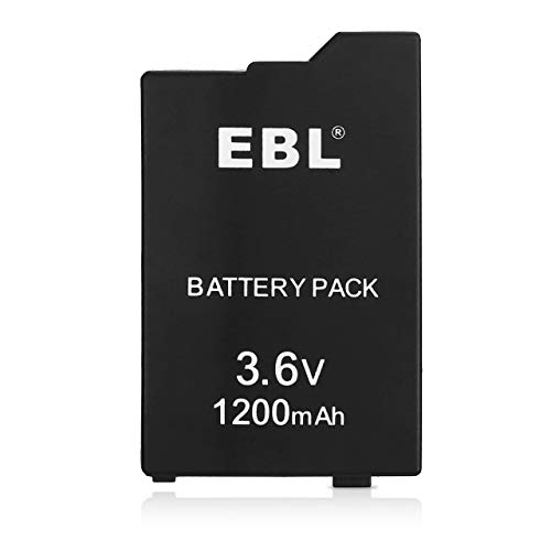 EBL 3.6V Lithium Ion Rechargeable Battery Pack 1200mAh（Real Capacity） Replacement Battery Compatible with Sony PSP 2000/3000 PSP-S110 Console
