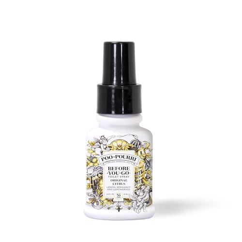 Poo-Pourri Before-You-Go Toilet Spray, Original Citrus, 1.4 Fl Oz - Lemon, Bergamot and Lemongrass