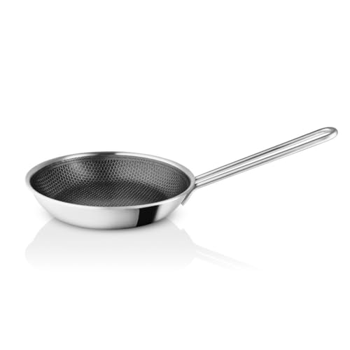 EVA-TRIO | Mosaic frying pan 9.5 Inch ceramic non-stick Slip-Let coating | Fluorine-free (PFAS-free) coating | Heat-resistant up to 400 °C | Dishwasher & Oven Safe