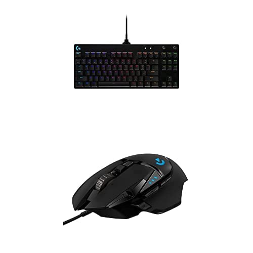 Logitech G PRO Mechanical Gaming Keyboard and Logitech G502 HERO High Performance Gaming Mouse Bundle