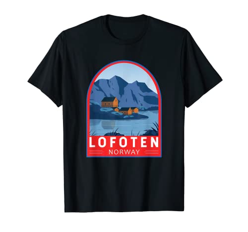 Lofoten Norway Retro Emblem Vintage T-Shirt
