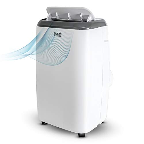 BLACK+DECKER 14,000 BTU Portable Air Conditioner with Remote Control, White