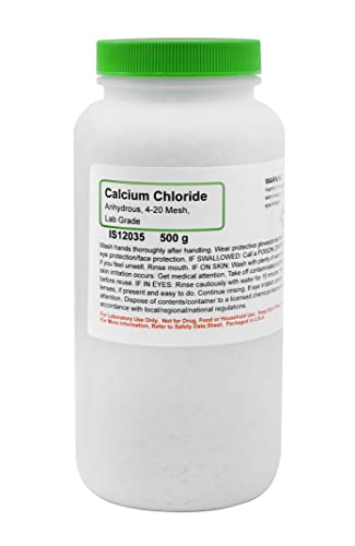 Innovating Science Anhydrous Calcium Chloride, 500g, 4-20 Mesh - Laboratory-Grade - Calcium Chloride Powder - The Curated Chemical Collection