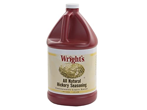 Wright's Natural Hickory Seasoning Liquid Smoke, 2-Pack 128 Ounce Bottles