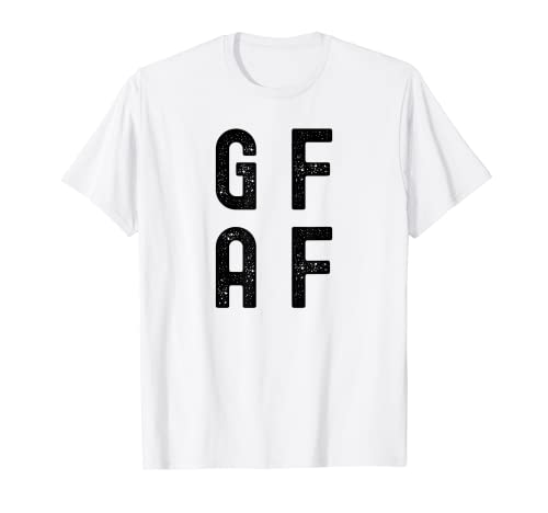 GF AF funny Coeliac disease celiac disease support T-Shirt