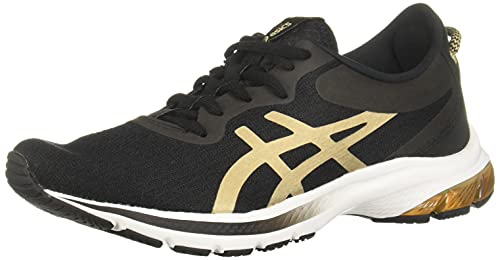 ASICS Women's Gel-Kumo Lyte 2 Running Shoes, 8, Black/Champagne