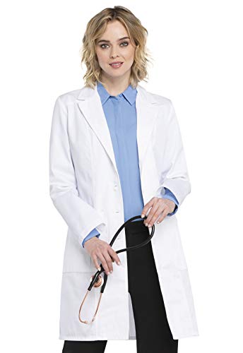Cherokee Women's Scrubs 36' Lab Coat, White, X-Large