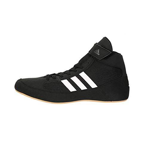 Adidas Men's HVC Wrestling Shoe, Black/White, 8.5