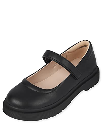 The Children's Place,girls,The Children's Place Girls Uniform Shoes,Uniform Shoes,Black,12 Little Kid