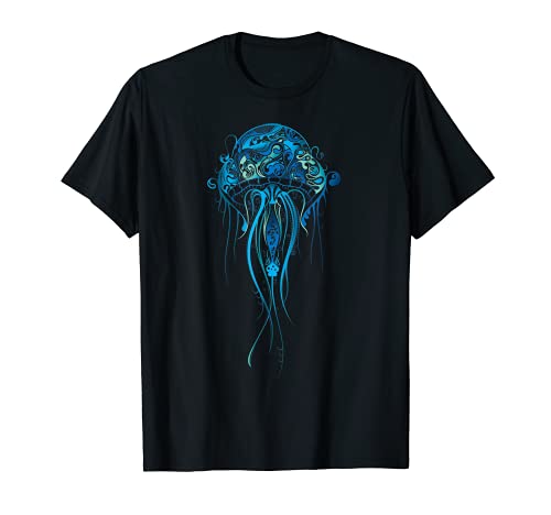Jellyfish T-Shirt Graphic Ocean Aquarium Beach Vacation Tee